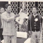 Former CM G. Apang, releasing the first issue of Echo of Arunachal on Feburary 20, 1988.